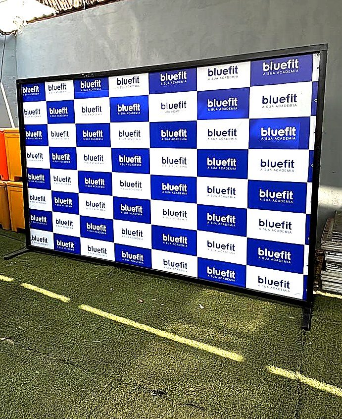 Bluefit — Backdrop — Evento